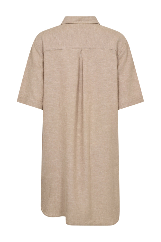 Freequent Jurk Fqlava Sand Melange 205820 Stretchshop.nl