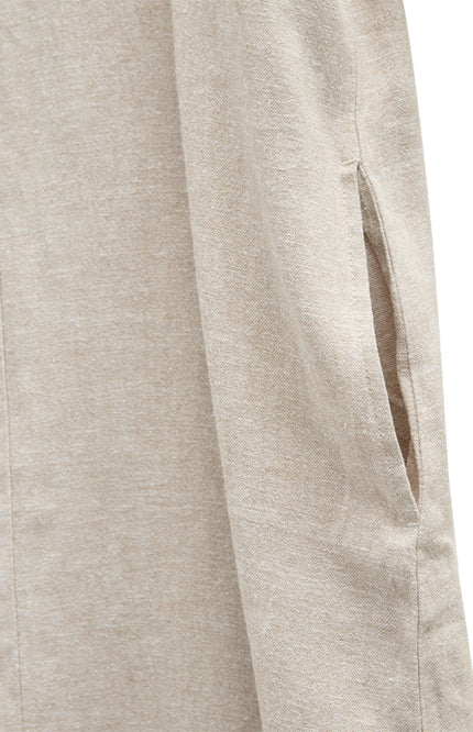 Freequent Jurk Fqlavasi Sand Melange Silver 208144 Stretchshop.nl