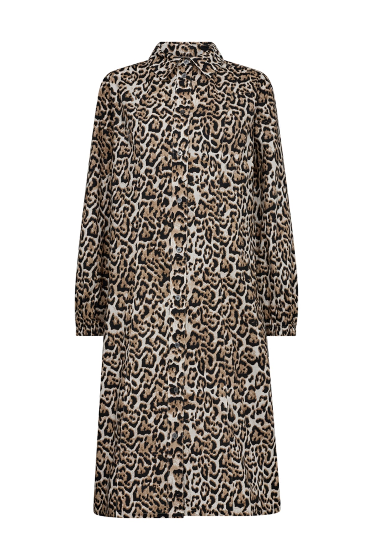 Zilveren Mink jurk Fqmalay Rainy Day van Freequent, elegante damesjurk met sierlijke details en comfortabele pasvorm.