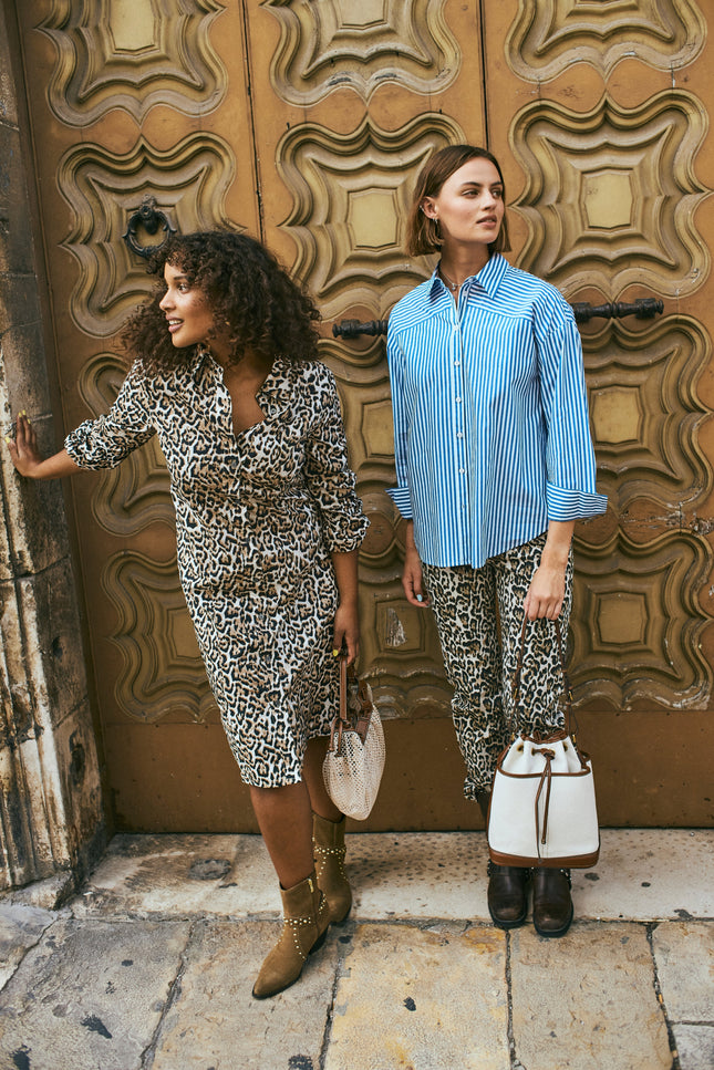 Freequent Jurk Fqmalay Rainy Day Silver Mink Stretchshop.nl