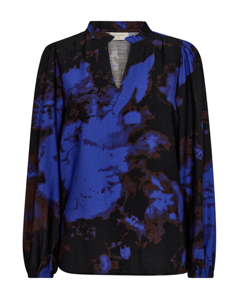 Freequent Top fqsilla black w. wedgewood 205212 Stretchshop.nl