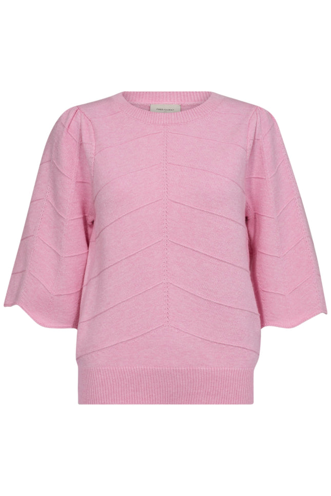 Freequent Trui FQCLAURA Lilac Sachet Melange Stretchshop.nl