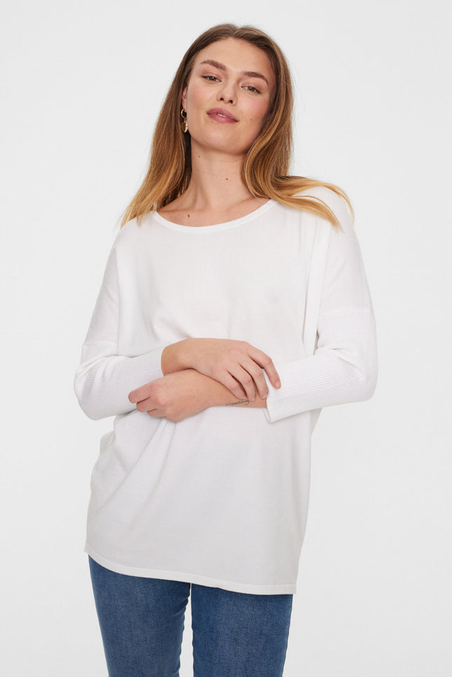 Freequent Trui Fqjone Offwhite Stretchshop.nl