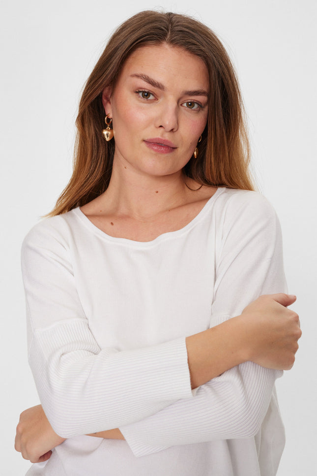 Freequent Trui Fqjone Offwhite Stretchshop.nl