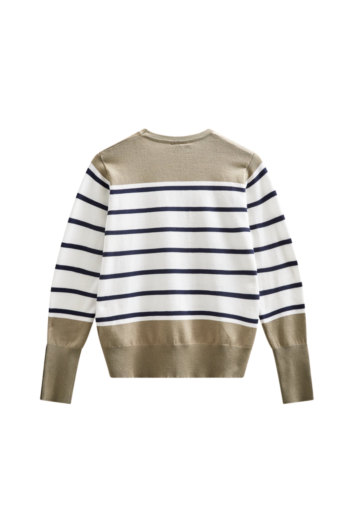 Offwhite trui Fqkatie Silver Mink Star van Freequent met zilveren sterdetails, zachte en comfortabele knitwear voor dames