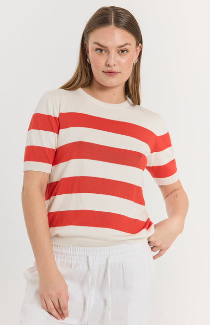 Freequent Trui Fqpixie Starr Offwhite Bittersweet Stretchshop.nl