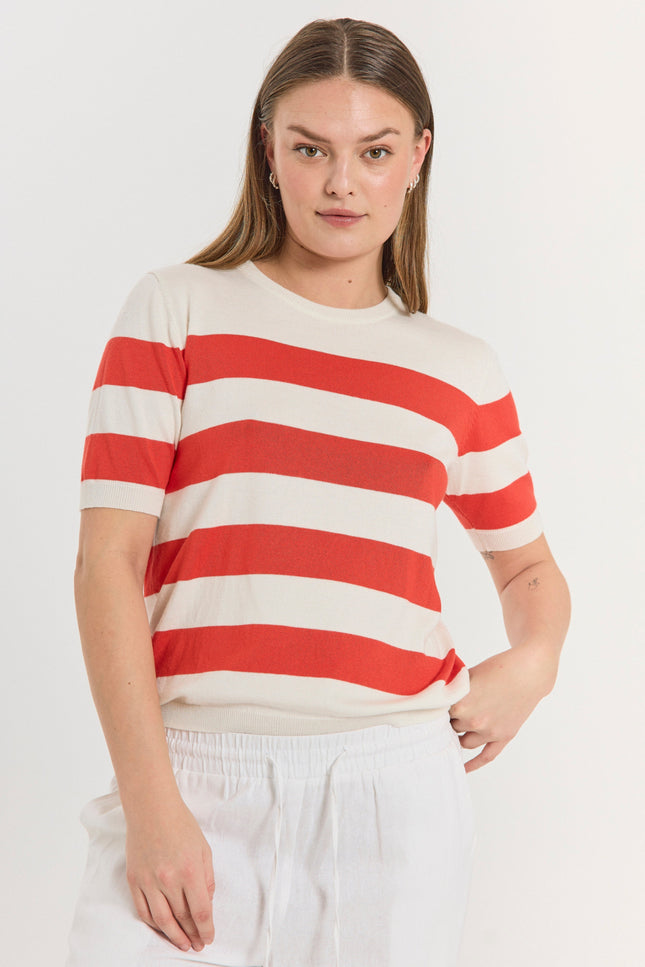 Freequent Trui Fqpixie Starr Offwhite Bittersweet Stretchshop.nl