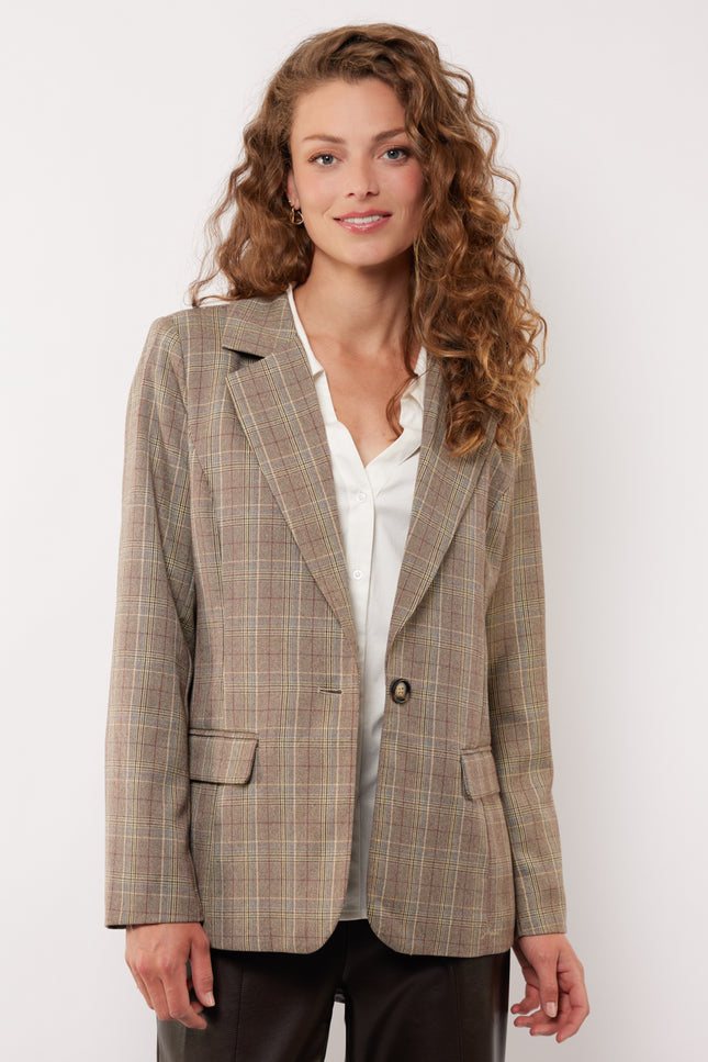 G-maxx Blazer Emmeline Moon Rock Wood Ash Stretchshop.nl