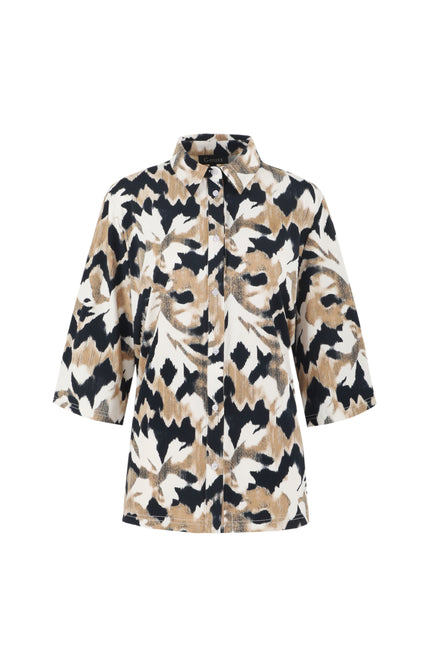 Blouse Uma Light Camel Black