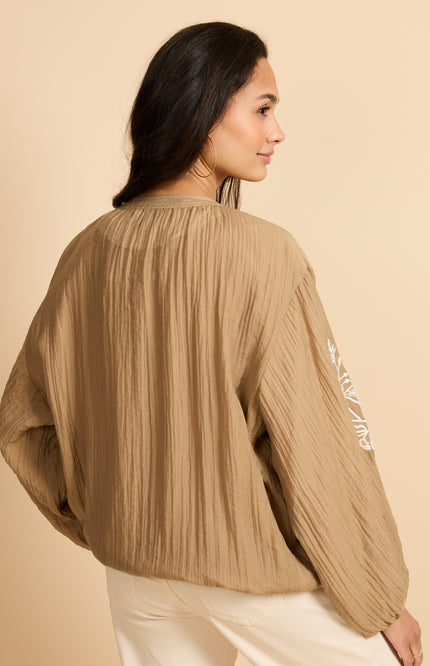 G-maxx Jacket Zaira Kint Camel Stretchshop.nl