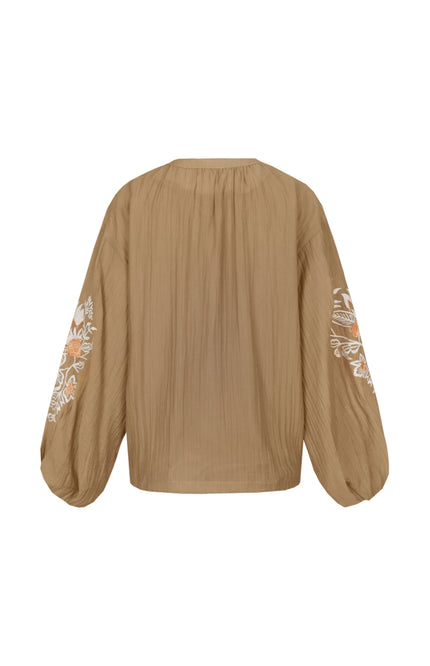 G-maxx Jacket Zaira Kint Camel Stretchshop.nl