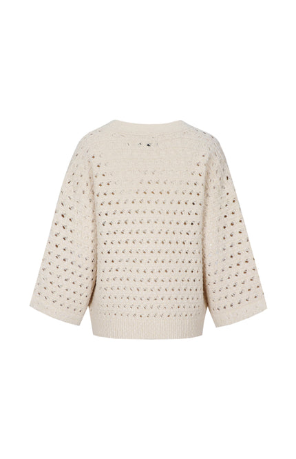 G-maxx Vest Aliya Knitting Sand Stretchshop.nl