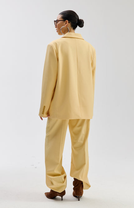 Harper & Yve Blazer Anna Light Yellow SS6N222 Stretchshop.nl