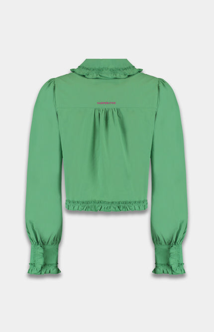 Harper & Yve Blouse Ellie Peppermint Green AW25P603 Stretchshop.nl