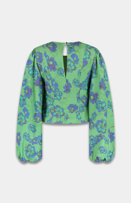 Harper & Yve Blouse Floor Forest Flower AW25C601 Stretchshop.nl