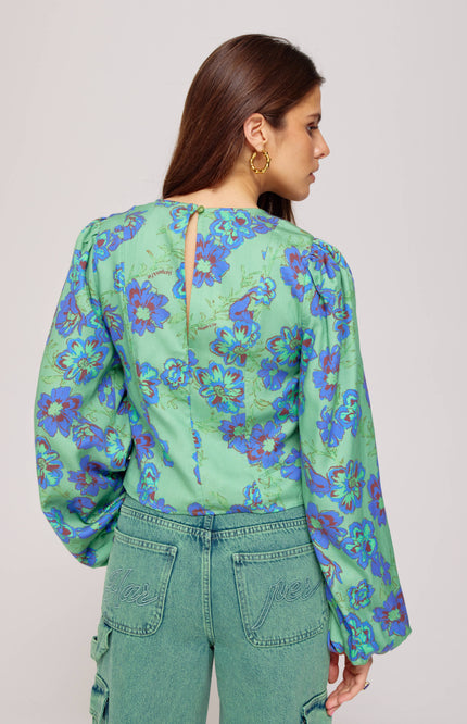 Harper & Yve Blouse Floor Forest Flower AW25C601 Stretchshop.nl