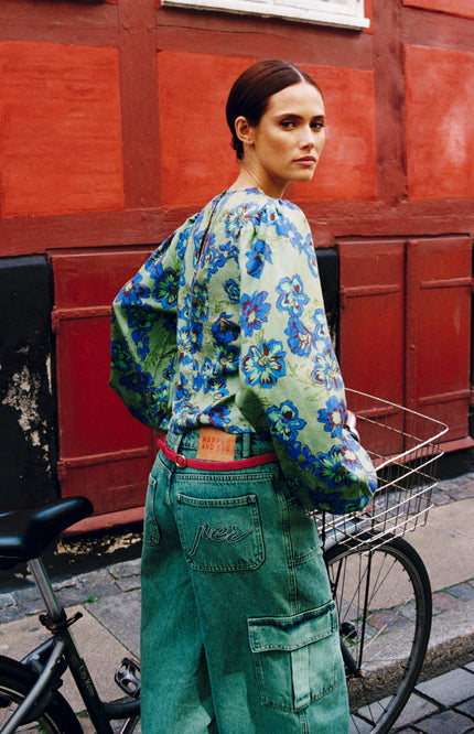 Harper & Yve Blouse Floor Forest Flower AW25C601 Stretchshop.nl
