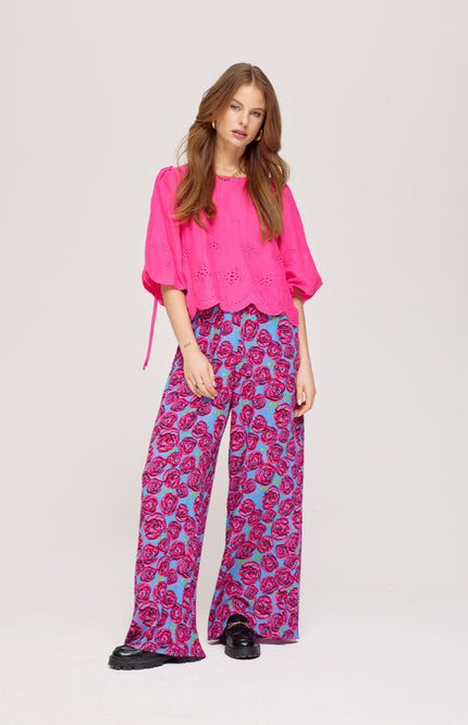 Harper & Yve Blouse Levy Hot Pink SS25P609 Stretchshop.nl