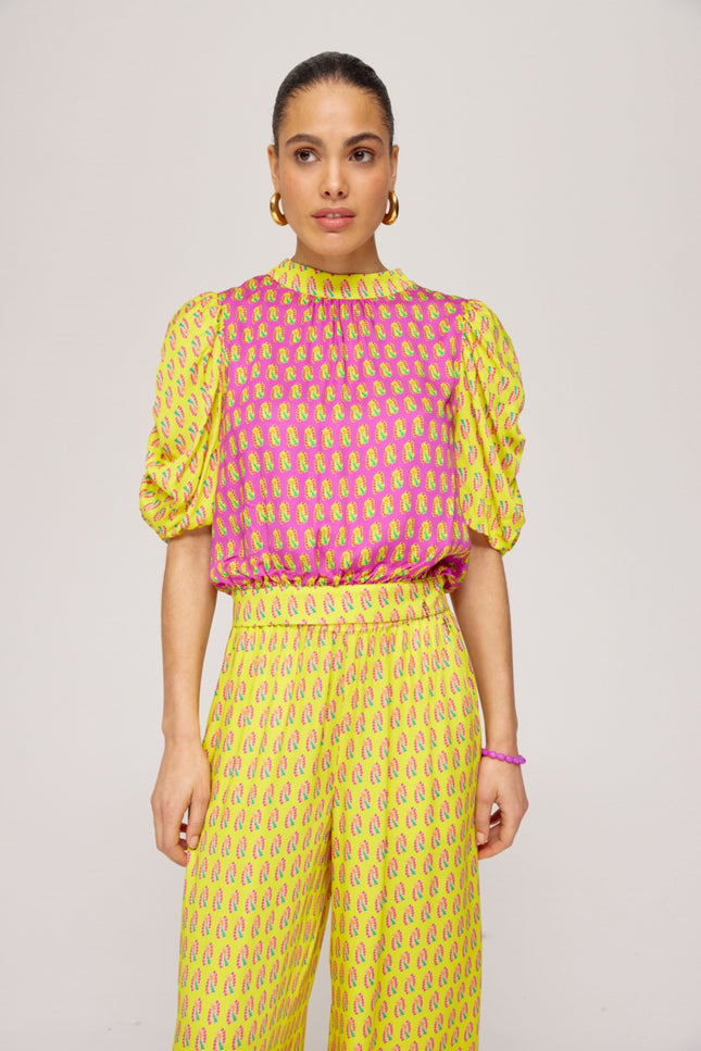 Harper & Yve Blouse Macey Hearts Bouquet HS25J403 Stretchshop.nl