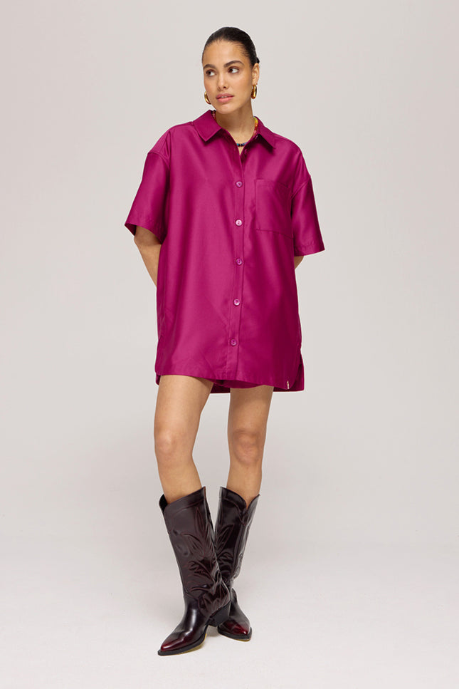 Harper & Yve Blouse Tessa Winetasting HS25P411 Stretchshop.nl