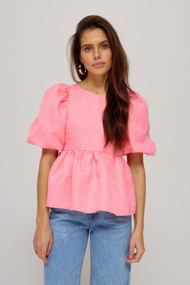 Harper & Yve Blouse Vivian Bittersweet Pink SS25P607 Stretchshop.nl