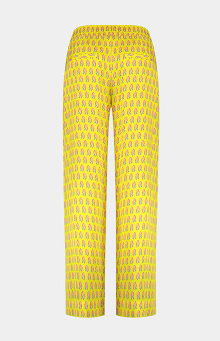 Harper & Yve Broek Alexis Hearts Bouquet Lime HS25J101 Stretchshop.nl