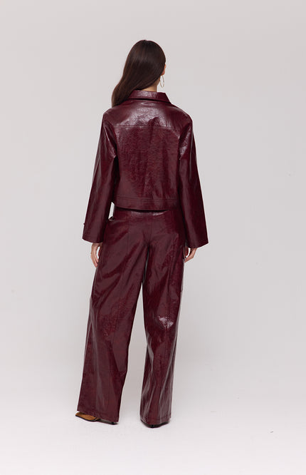 Harper & Yve Broek Bodi Red Wine SS6N100 Stretchshop.nl
