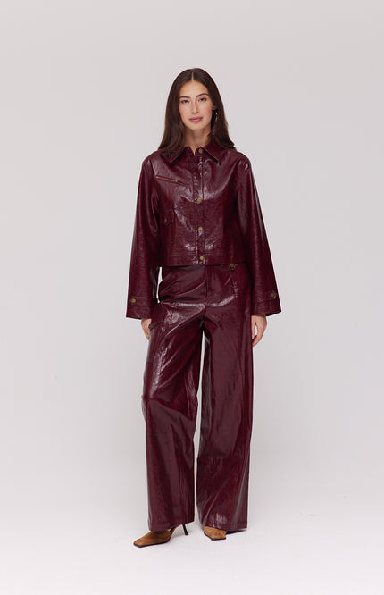 Harper & Yve Broek Bodi Red Wine SS6N100 Stretchshop.nl
