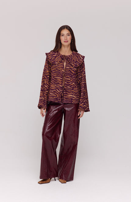 Harper & Yve Broek Bodi Red Wine SS6N100 Stretchshop.nl