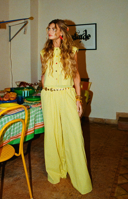 Harper & Yve Broek Charlie Lemon HST25P100 Stretchshop.nl