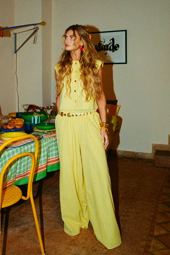 Harper & Yve Broek Charlie Lemon HST25P100 Stretchshop.nl