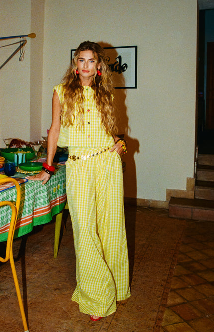 Harper & Yve Broek Charlie Lemon HST25P100 Stretchshop.nl