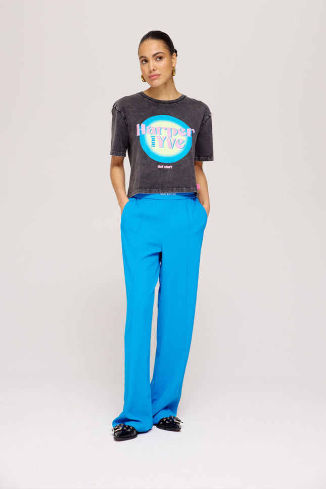 Harper & Yve Broek Dora Bold Blue SS25N105 Stretchshop.nl