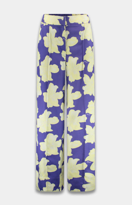 Harper & Yve Broek Holly Bold Flower Lemonade AW25C103 Stretchshop.nl
