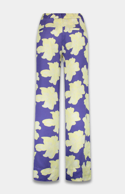 Harper & Yve Broek Holly Bold Flower Lemonade AW25C103 Stretchshop.nl