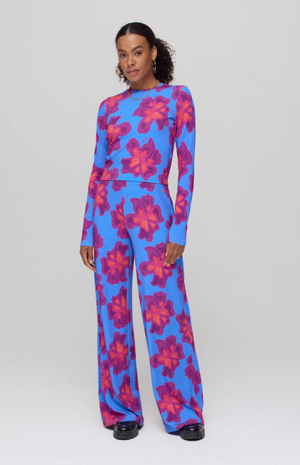 Harper & Yve Broek Jane Bold Flower Wild Aster AW25T102 Stretchshop.nl