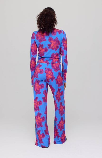 Harper & Yve Broek Jane Bold Flower Wild Aster AW25T102 Stretchshop.nl