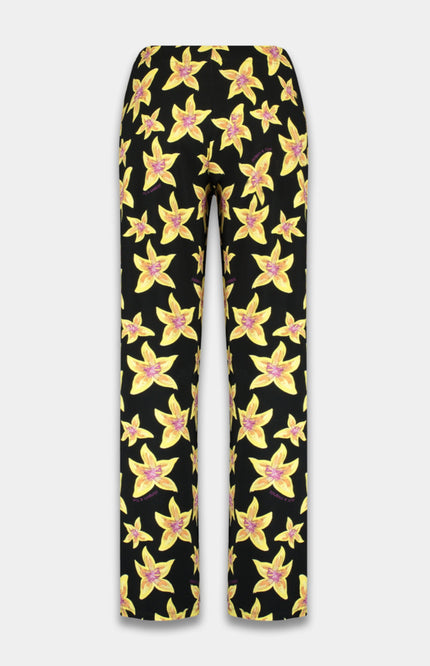 Harper & Yve Broek jane cheeky flower yellow Stretchshop.nl