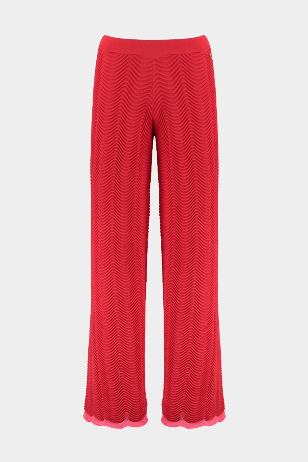 Harper & Yve Broek Lo Bittersweet Red HS25P108, rode broek met comfortabele pasvorm en stijlvolle uitstraling.