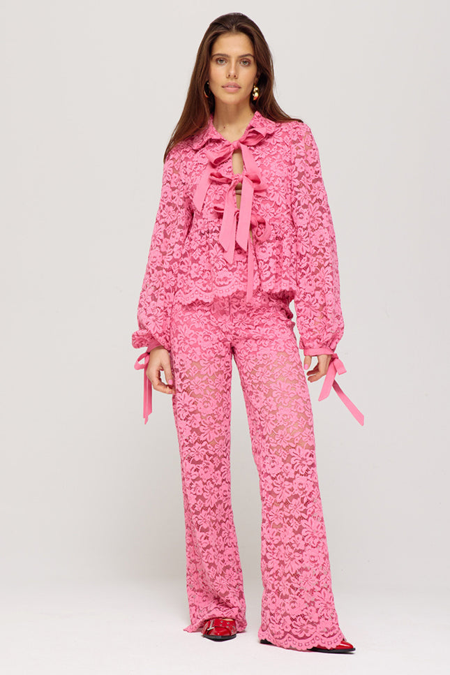 Harper & Yve Broek Lola Bittersweet Pink SS25P104 Stretchshop.nl