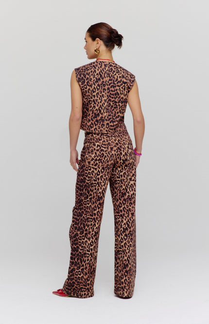 Harper & Yve Broek Mayra Lexie Leopard HS25R101 Stretchshop.nl