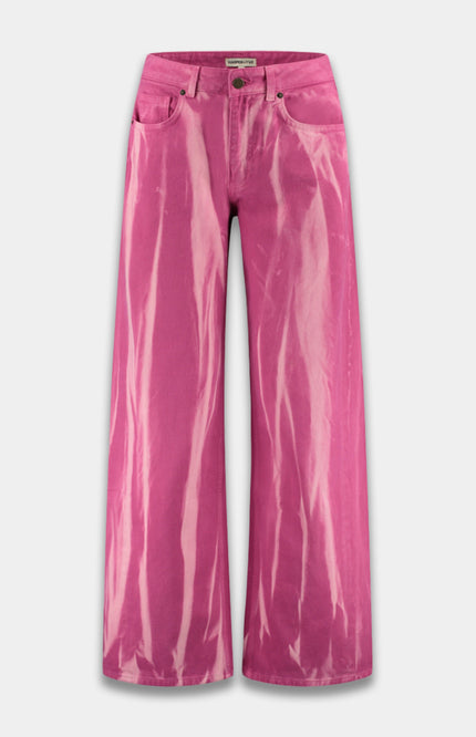Harper & Yve Broek Mayra Pink Tie Dye SS6Z103 Stretchshop.nl