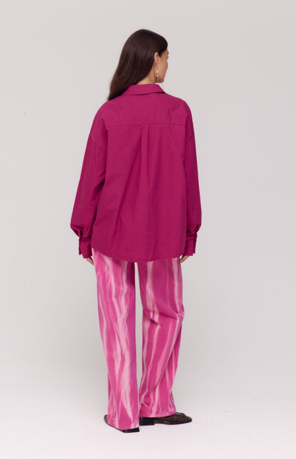 Harper & Yve Broek Mayra Pink Tie Dye SS6Z103 Stretchshop.nl