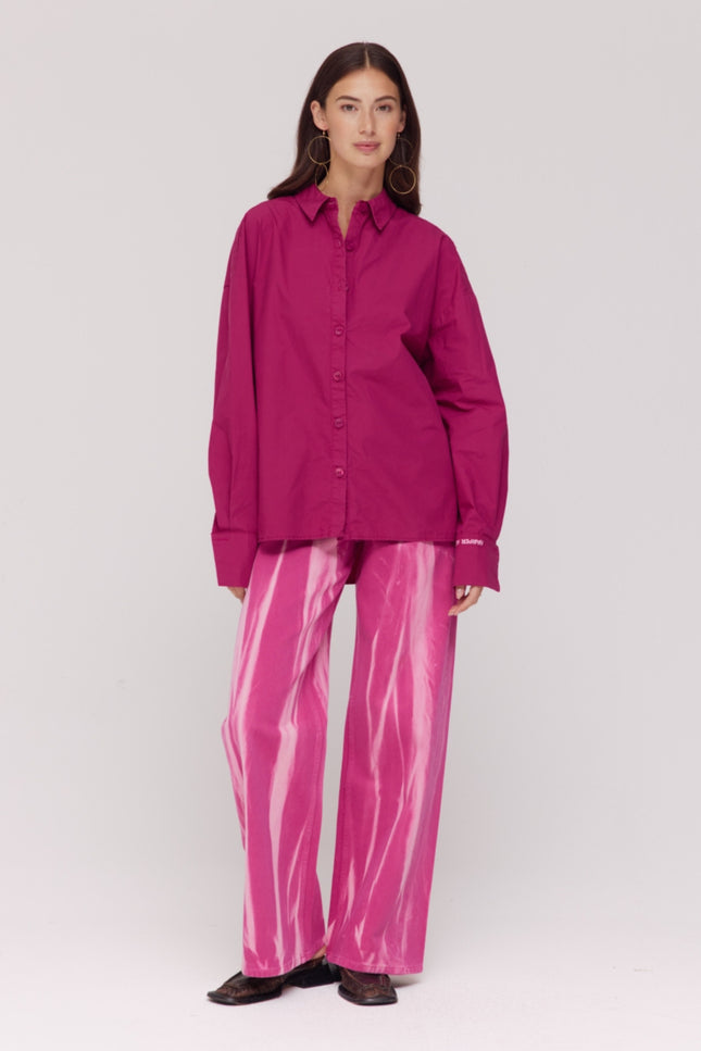 Harper & Yve Broek Mayra Pink Tie Dye SS6Z103 Stretchshop.nl