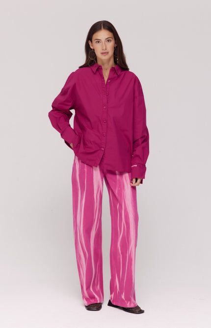 Harper & Yve Broek Mayra Pink Tie Dye SS6Z103 Stretchshop.nl