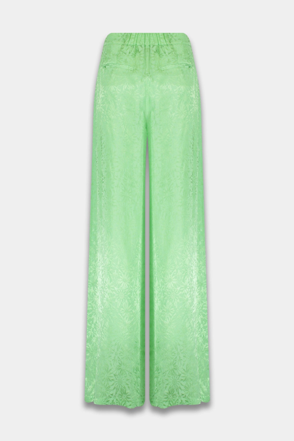 Groene Rosie broek van Harper & Yve met bloemenprint, stijlvolle damesbroek met comfortabele pasvorm.