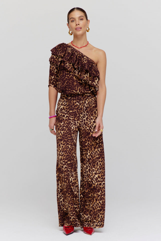 Harper & Yve Broek Rosie Lexie Leopard HS25J100 Stretchshop.nl