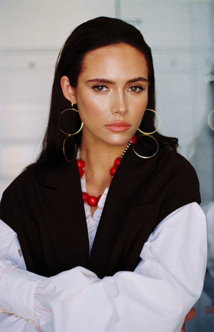 Gilet Esmee Dark Fudge AW25N216