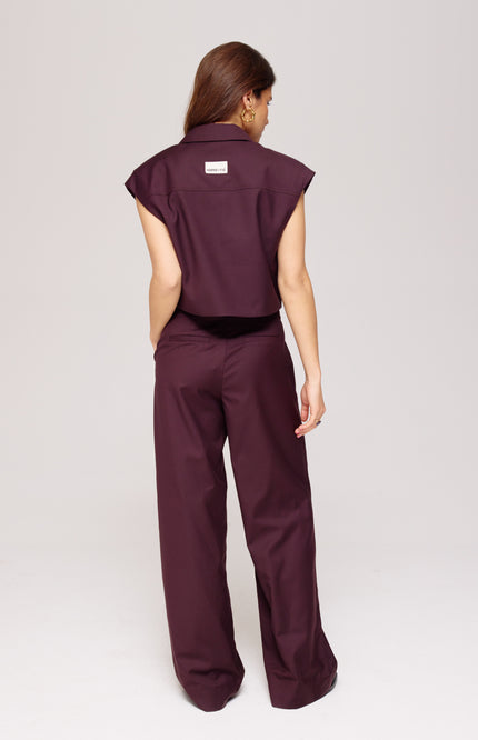 Gilet Esmee Dark Fudge AW25N216