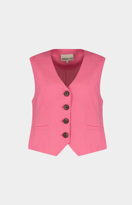 Harper & Yve Gilet Ivana Lovely Pink HS25N202 Stretchshop.nl